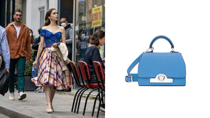 《艾蜜莉在巴黎2》Emily爱包盘点粉橘编织呼应渡假轻松氛围