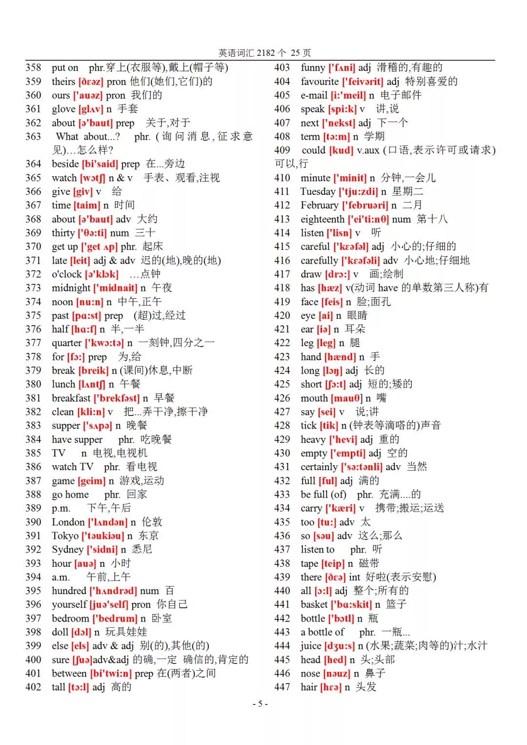初中英语2182个基本词汇,初中英语词汇表2182怎么读