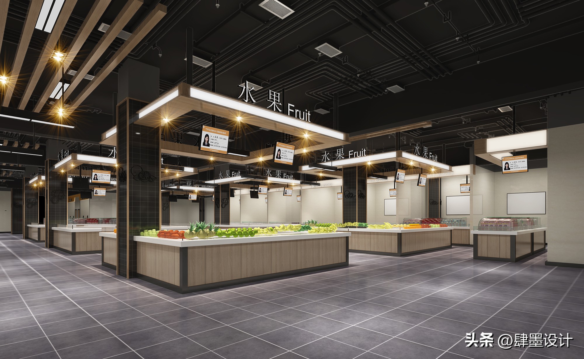 国外菜场设计,韩式风格的农贸市场设计方案