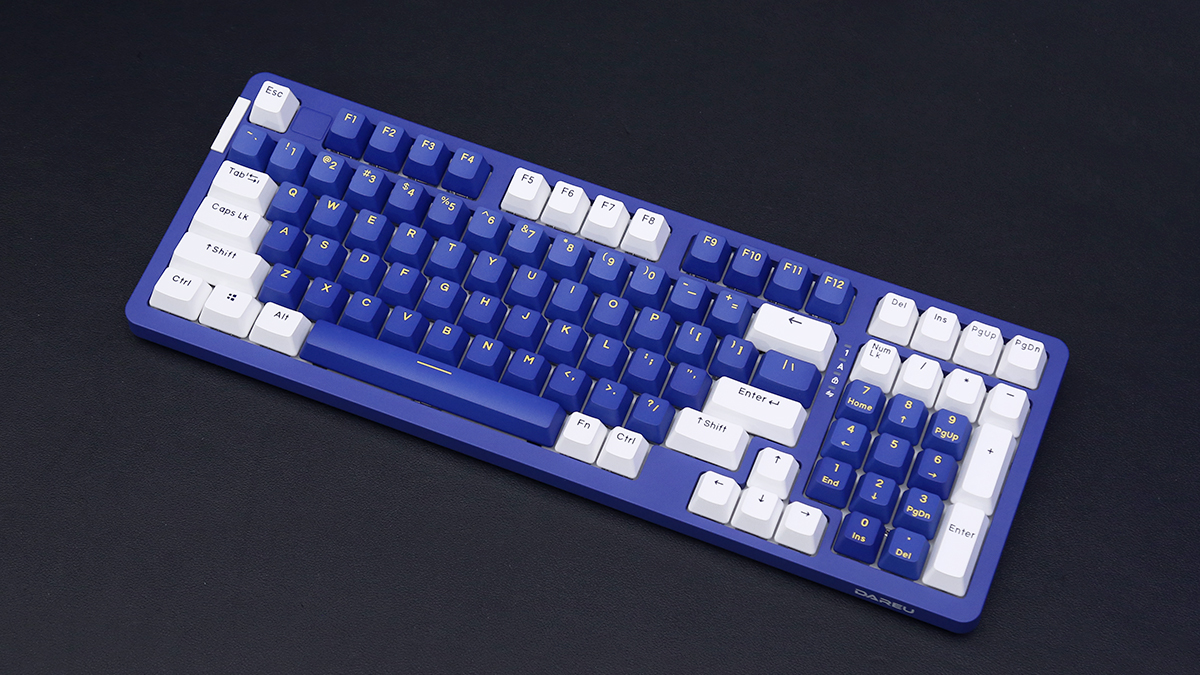 达尔优a98静电容轴测评,达尔优A98机械键盘