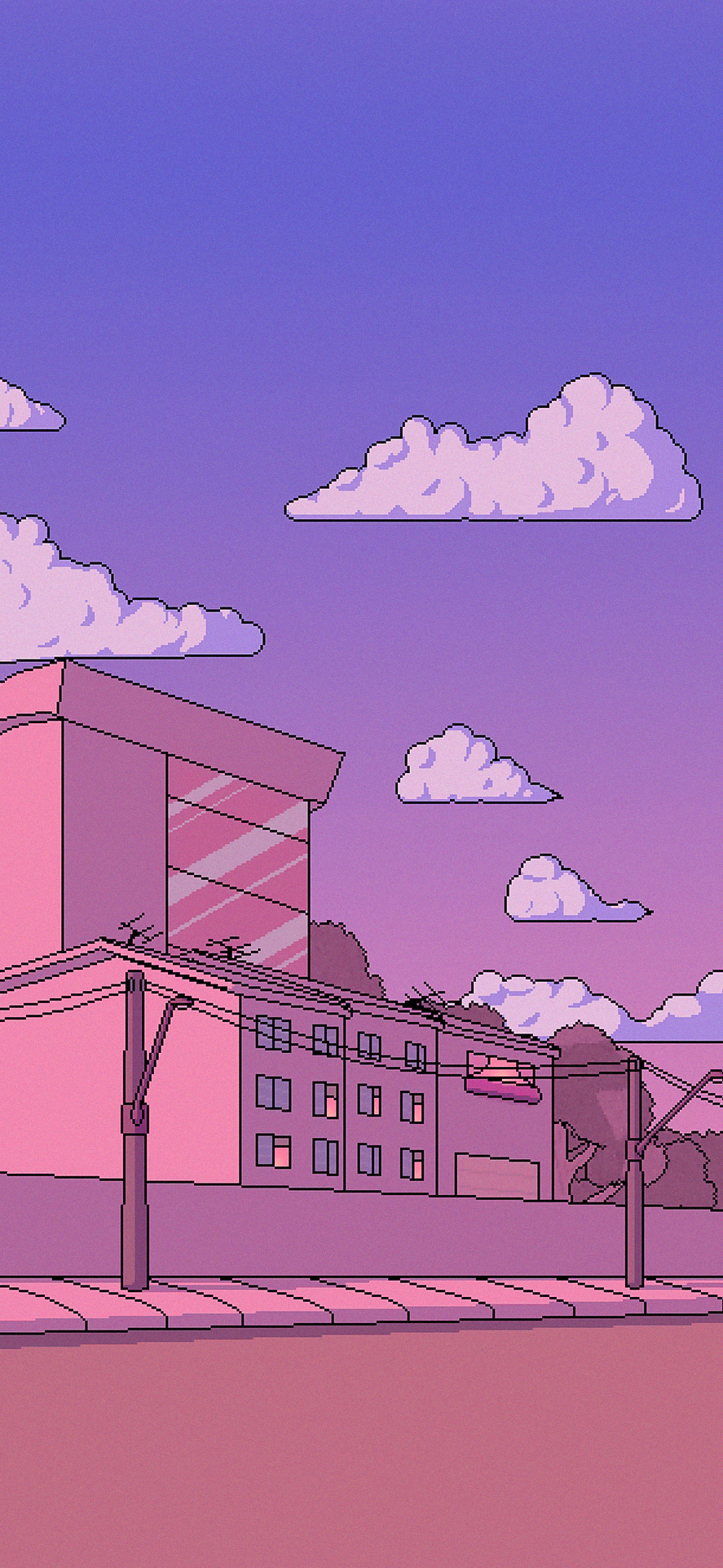 愿你自带光芒无限风光的壁纸,送你一张绿色像素风壁纸