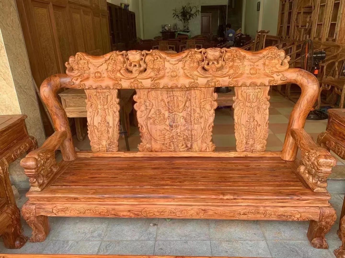 战国黄花梨,越南黄花梨战国沙发十件套