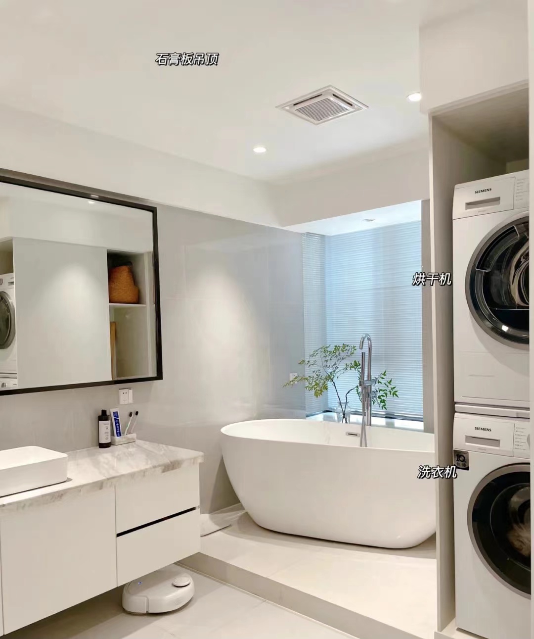 最简单的大白墙原木风,治愈系卧室二十一平原木风