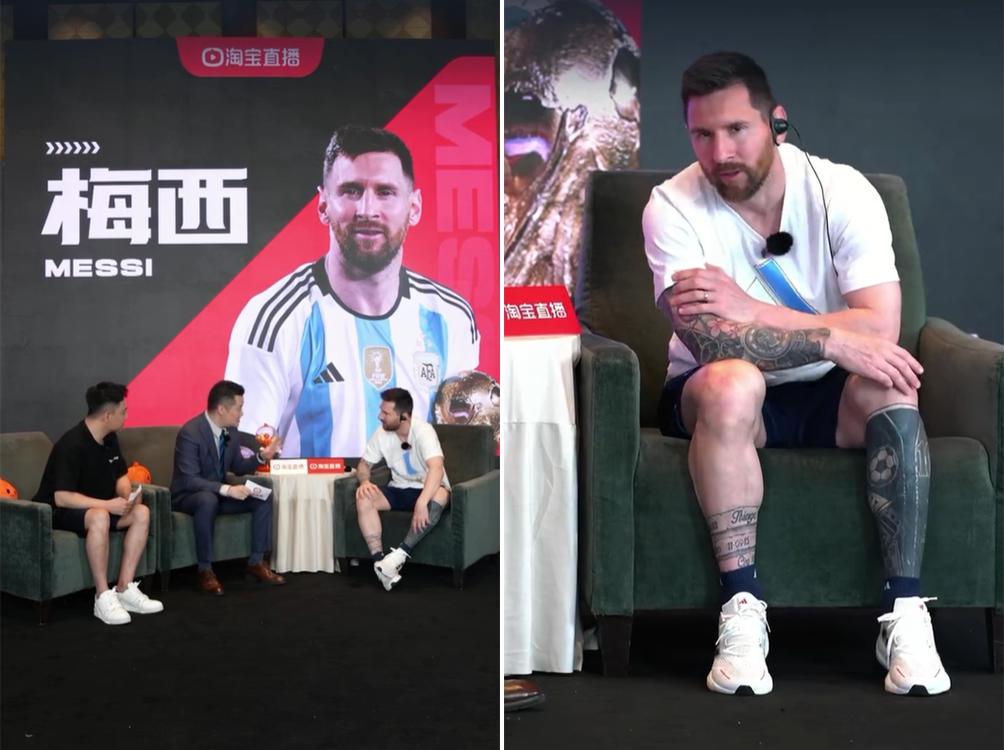梅西现身lv,梅西穿阿根廷卡塔尔世界杯球衣