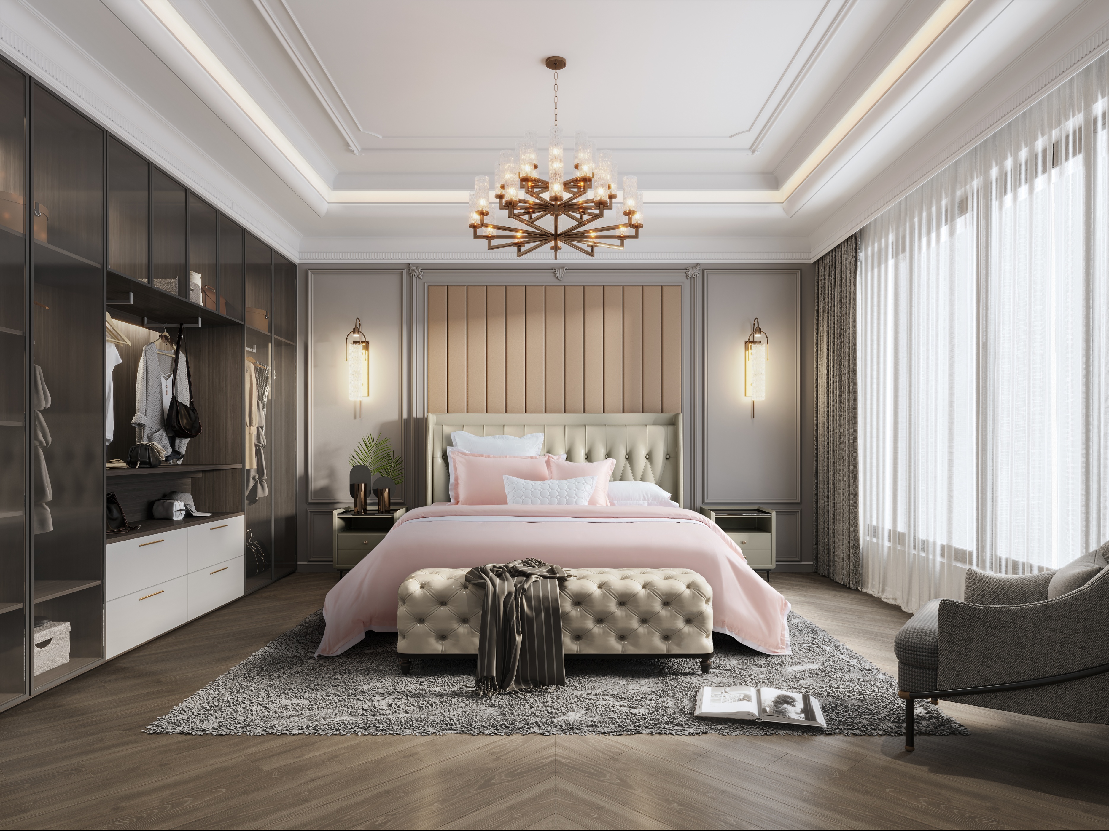 提亮屋里暖色系床品,装修卧室太冷床品搭配