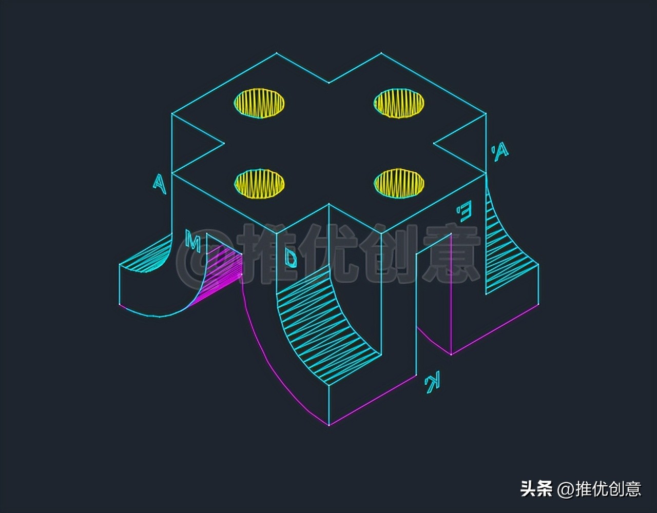 cad三维制图布尔运算,autocad三维绘图中的布尔运算