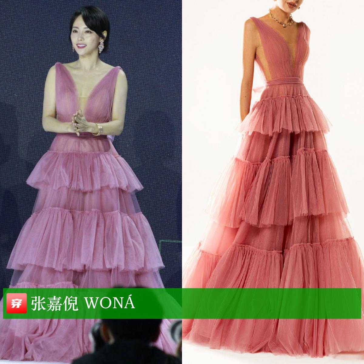 张嘉倪礼服穿搭大盘点，你看美不美？