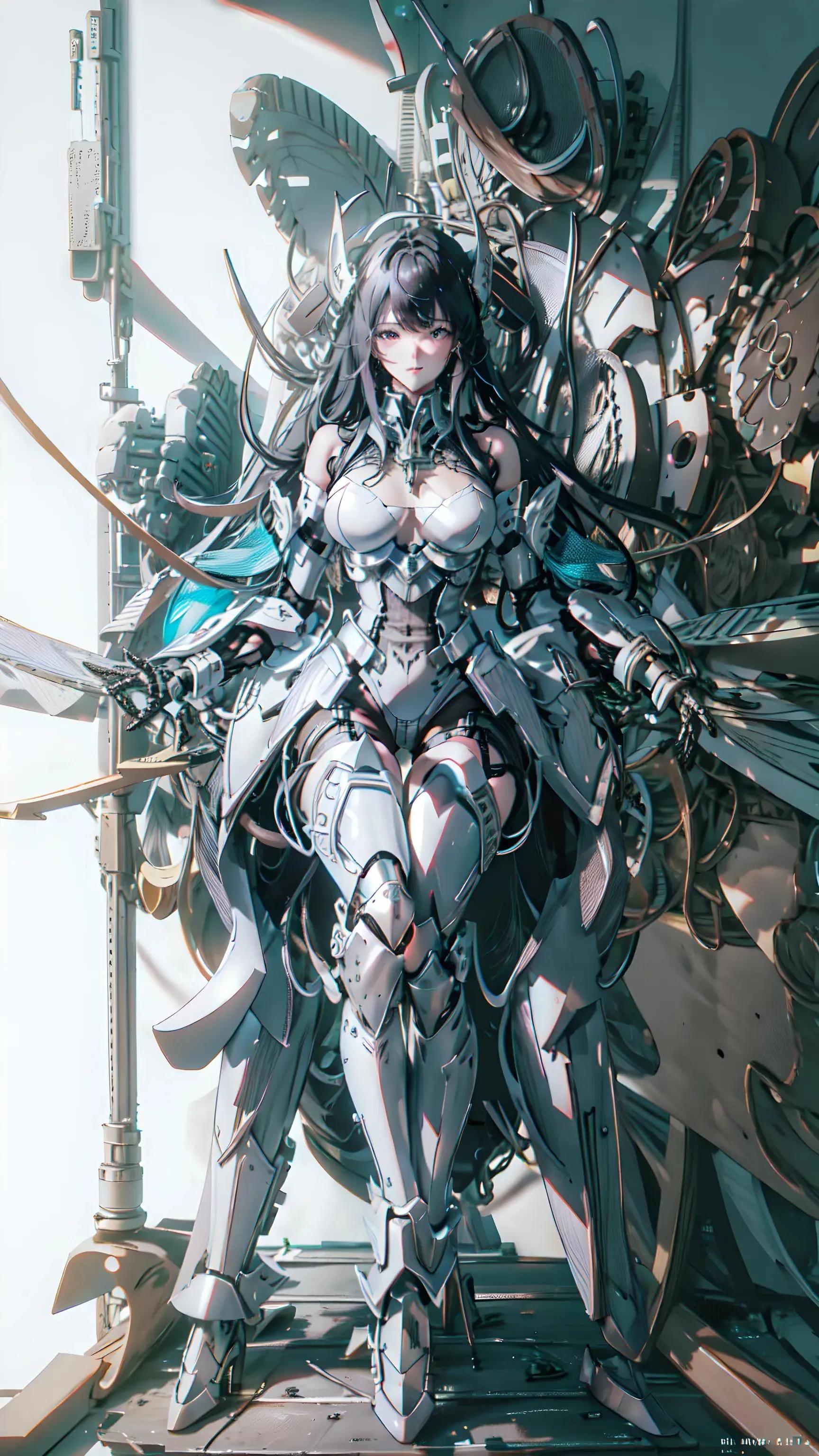 机甲少女壁纸手机,二次元机甲壁纸超清4k手机