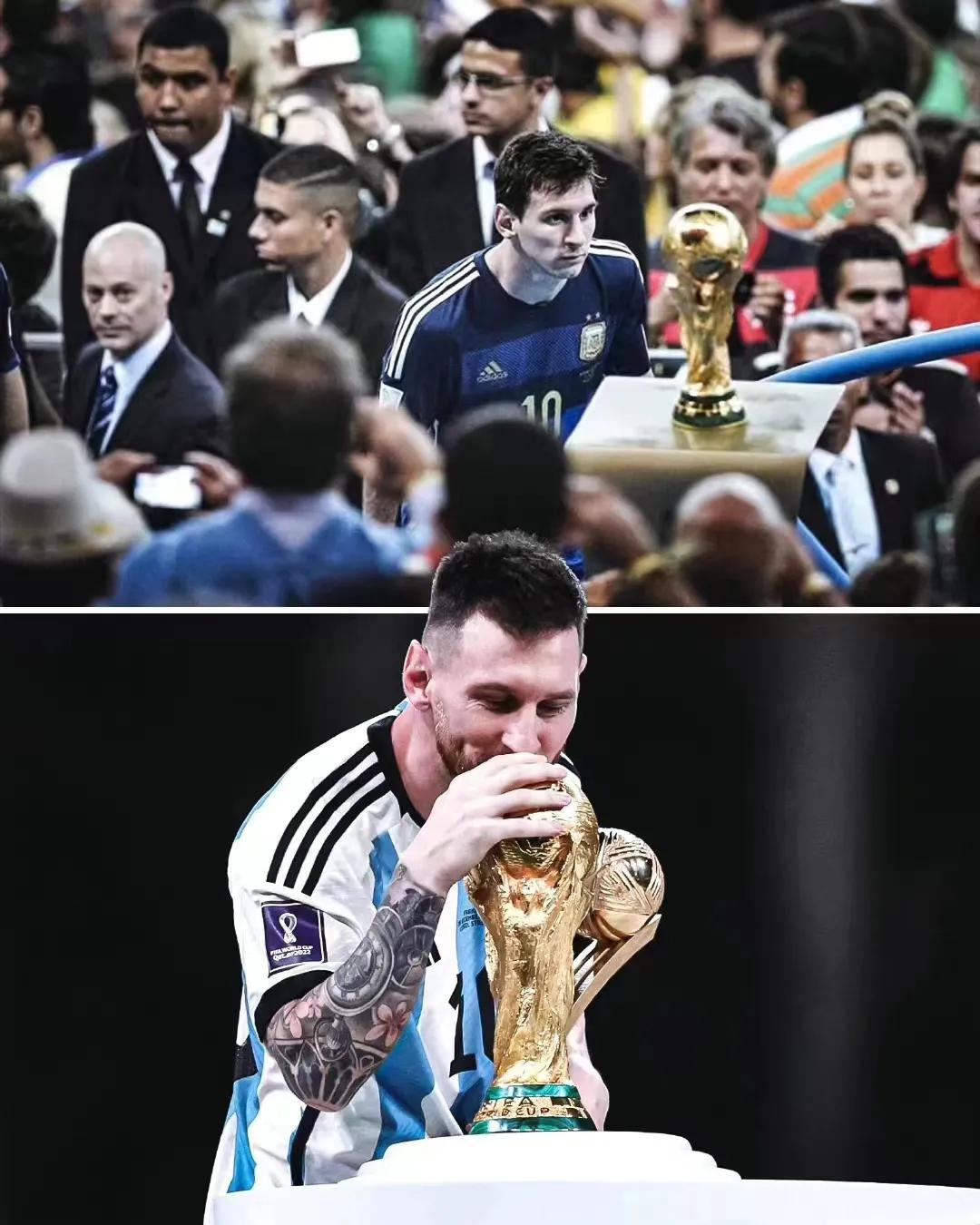 祝贺梅西，新王登基