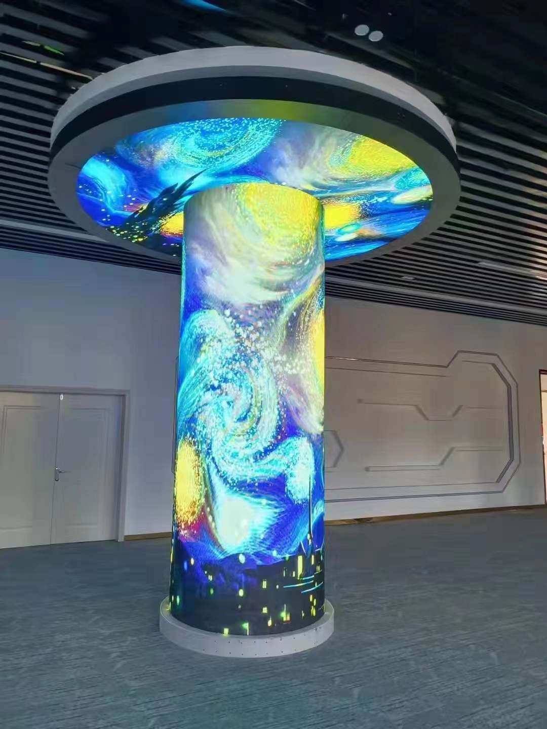 室内led显示屏温度高怎么散热,led显示屏夏季内部温度