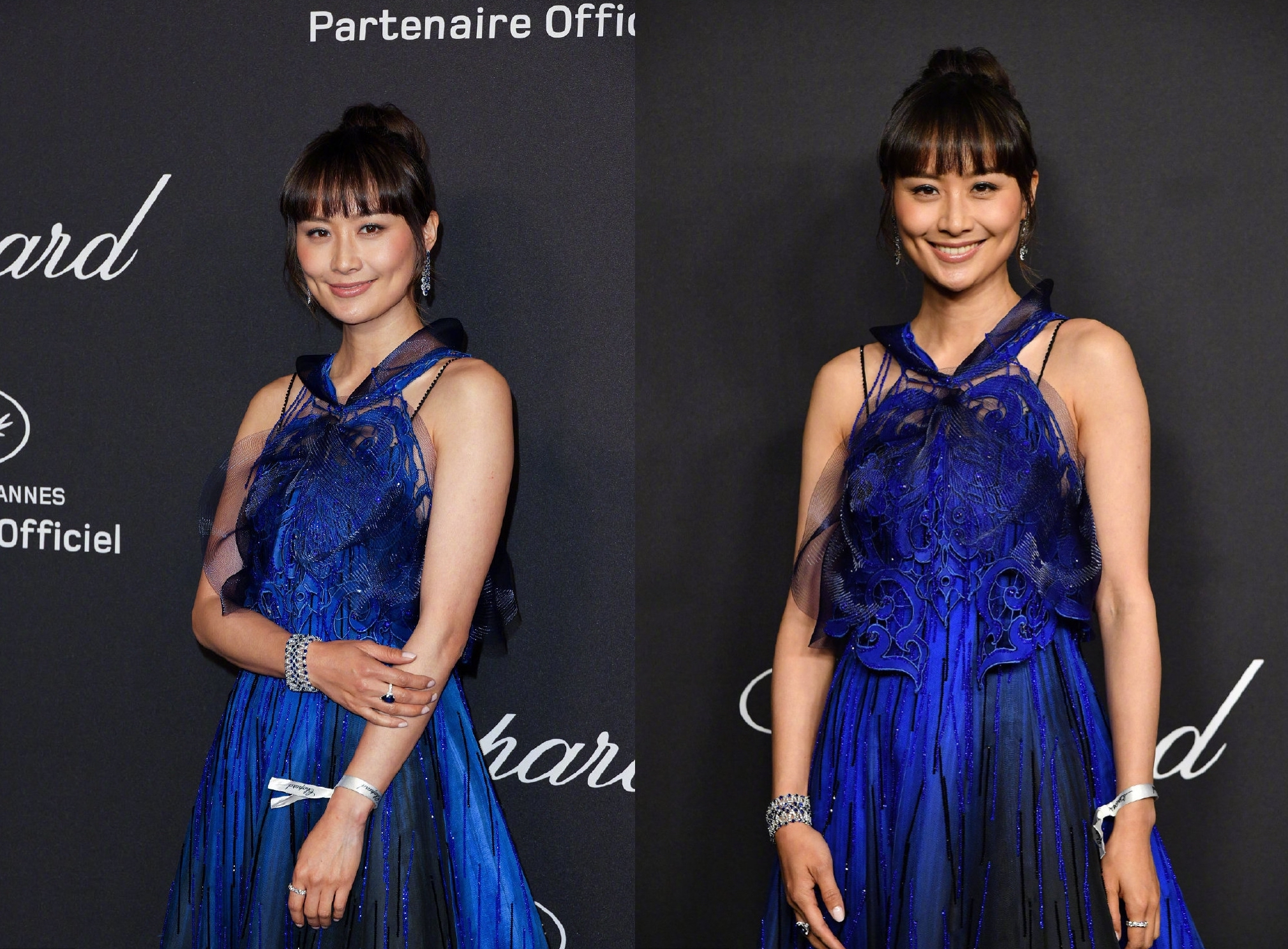 汤唯亮相戛纳红毯造型,汤唯穿高定礼服走戛纳红毯