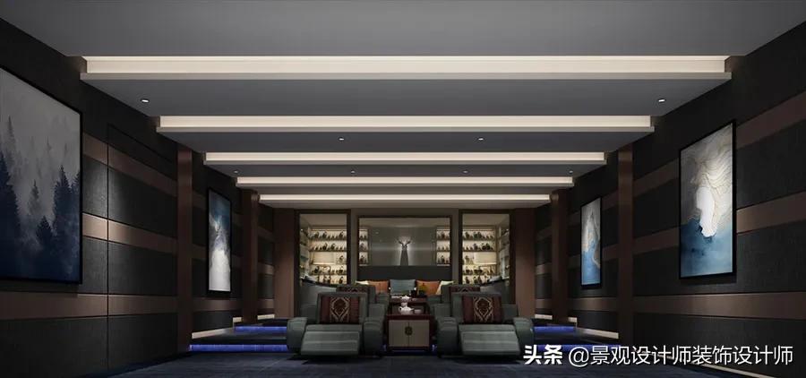 家庭影院ktv设计布局图,家庭ktv与家庭影院一体设计