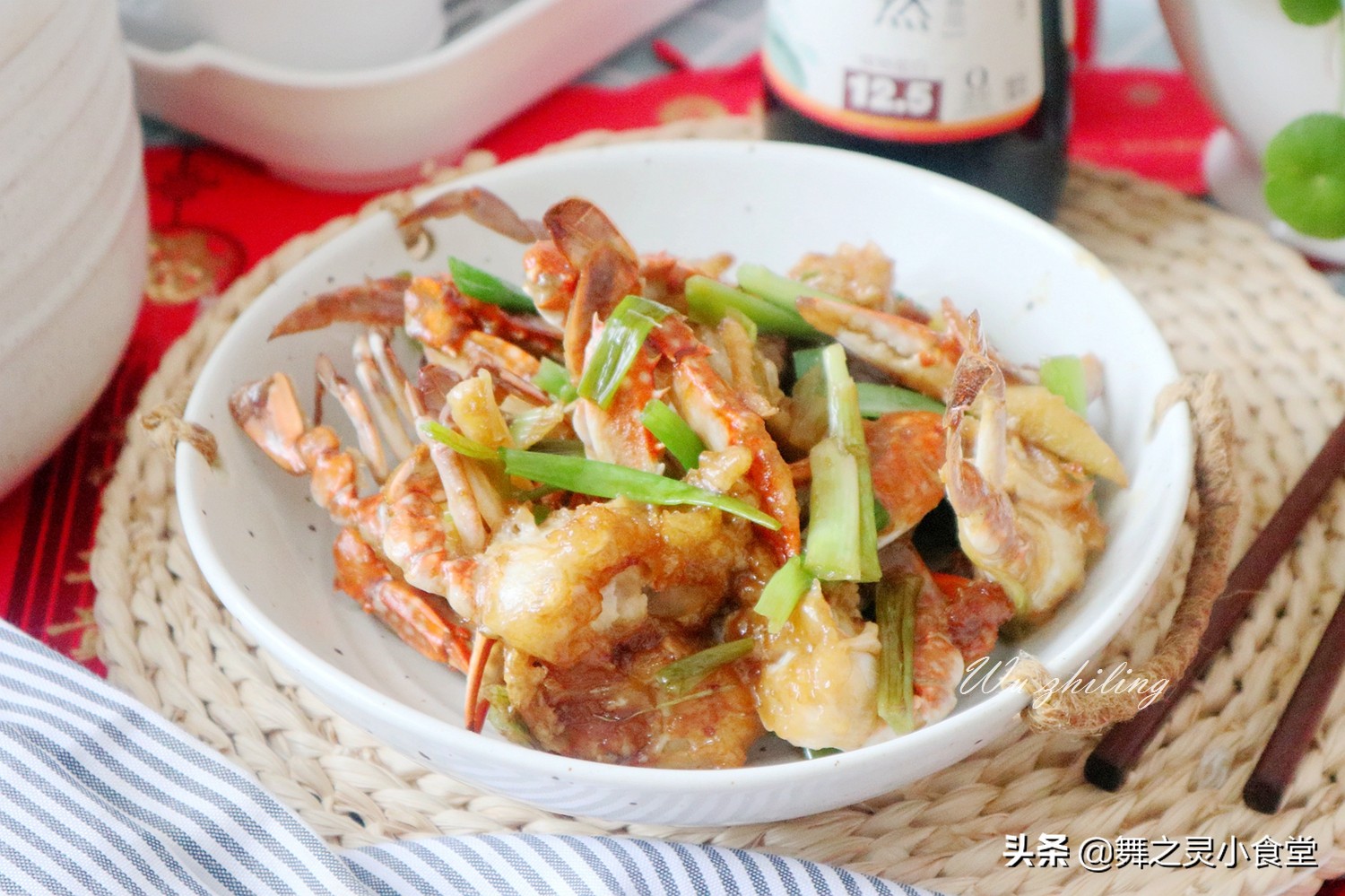 螃蟹不要蒸锅的做法,螃蟹不用剁怎么炒来吃才最好吃