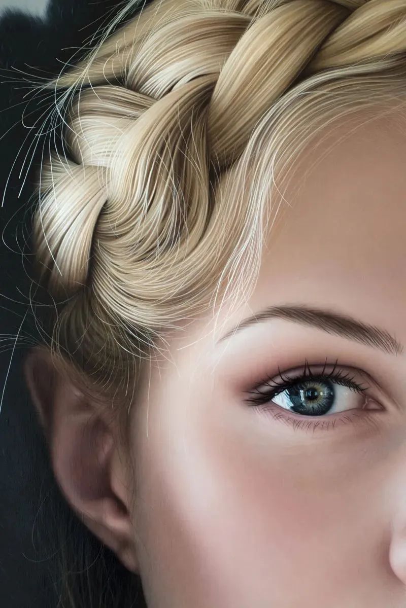 美女画家挑战冷军，画少女人体，放大10倍看细节让网友不淡定