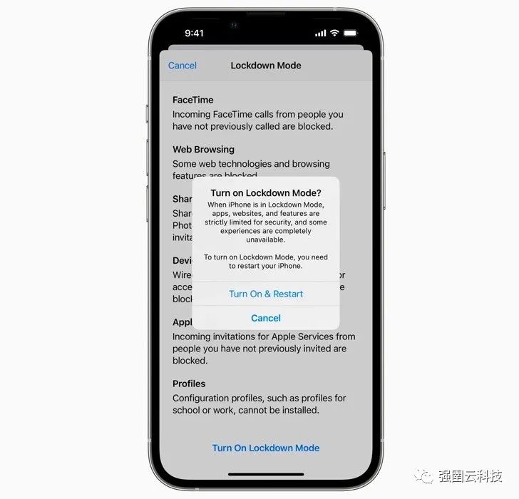 Apple发布新的“锁定模式”让iPhone、iPad和Mac免受间谍软件侵害