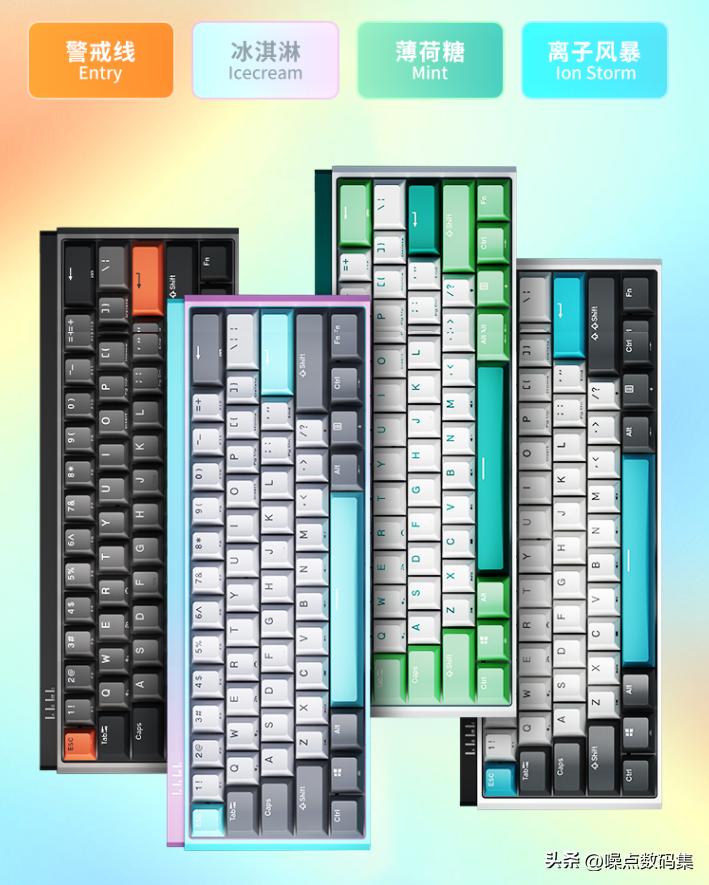 杜伽k330w热插拔机械键盘体验,杜伽k310樱桃黑轴键盘测评