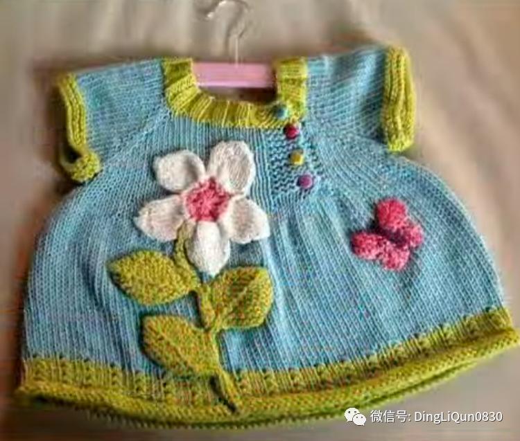 最新款女童开衫毛衣编织图片,针织洋气儿童毛衣