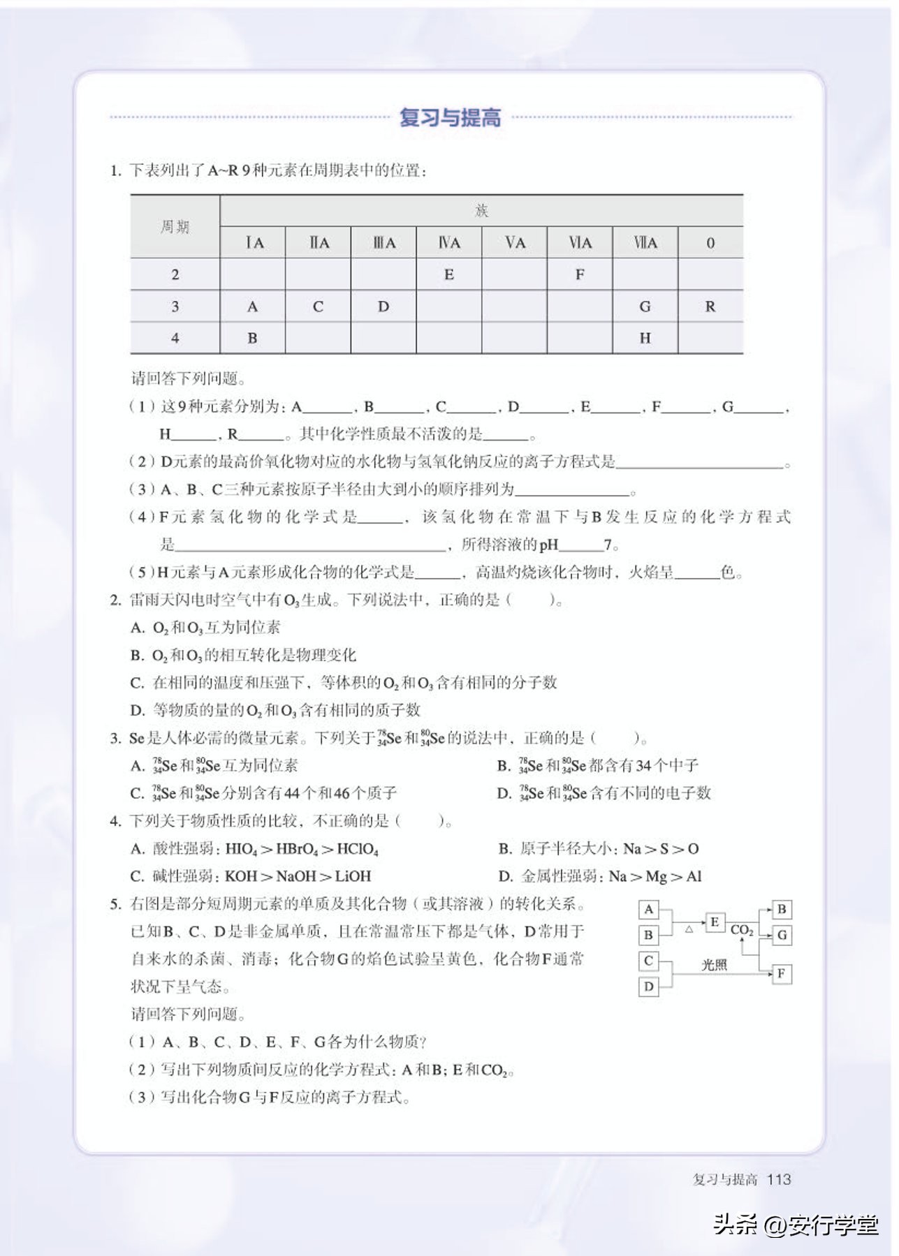 高中化学必修第一册思维导图,高中化学必修第一册知识点归纳