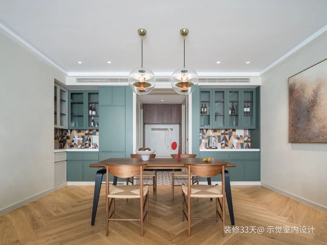 增加进门玄关迎面墙效果图,入户玄关客厅书柜一体效果