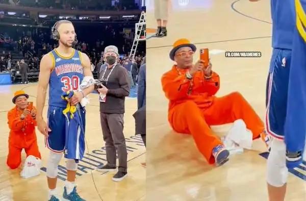 雷吉米勒斯派克李拥抱,雷吉米勒和库里视频通话