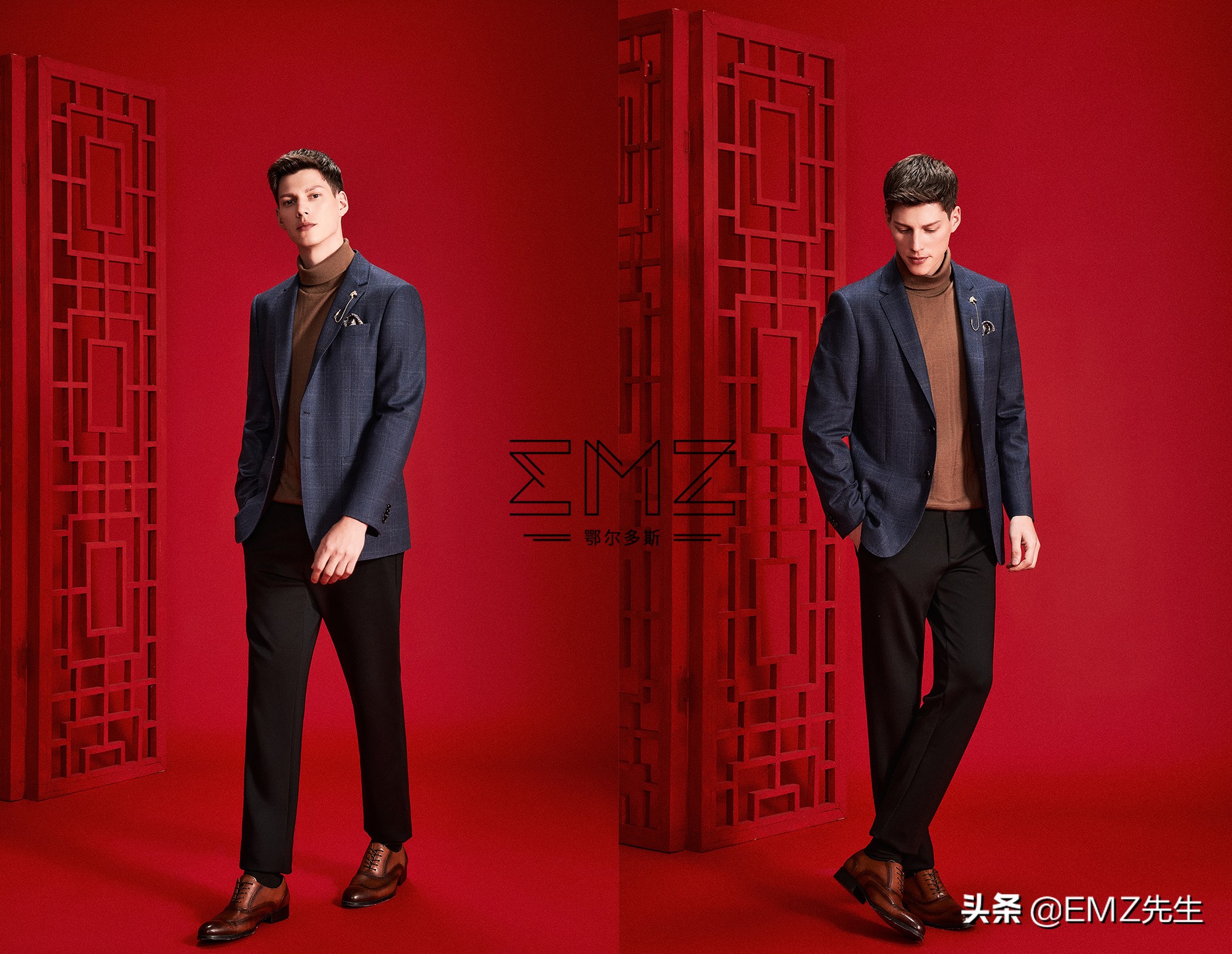 男生西装和大衣应该如何穿搭,西服比较酷的穿搭男士