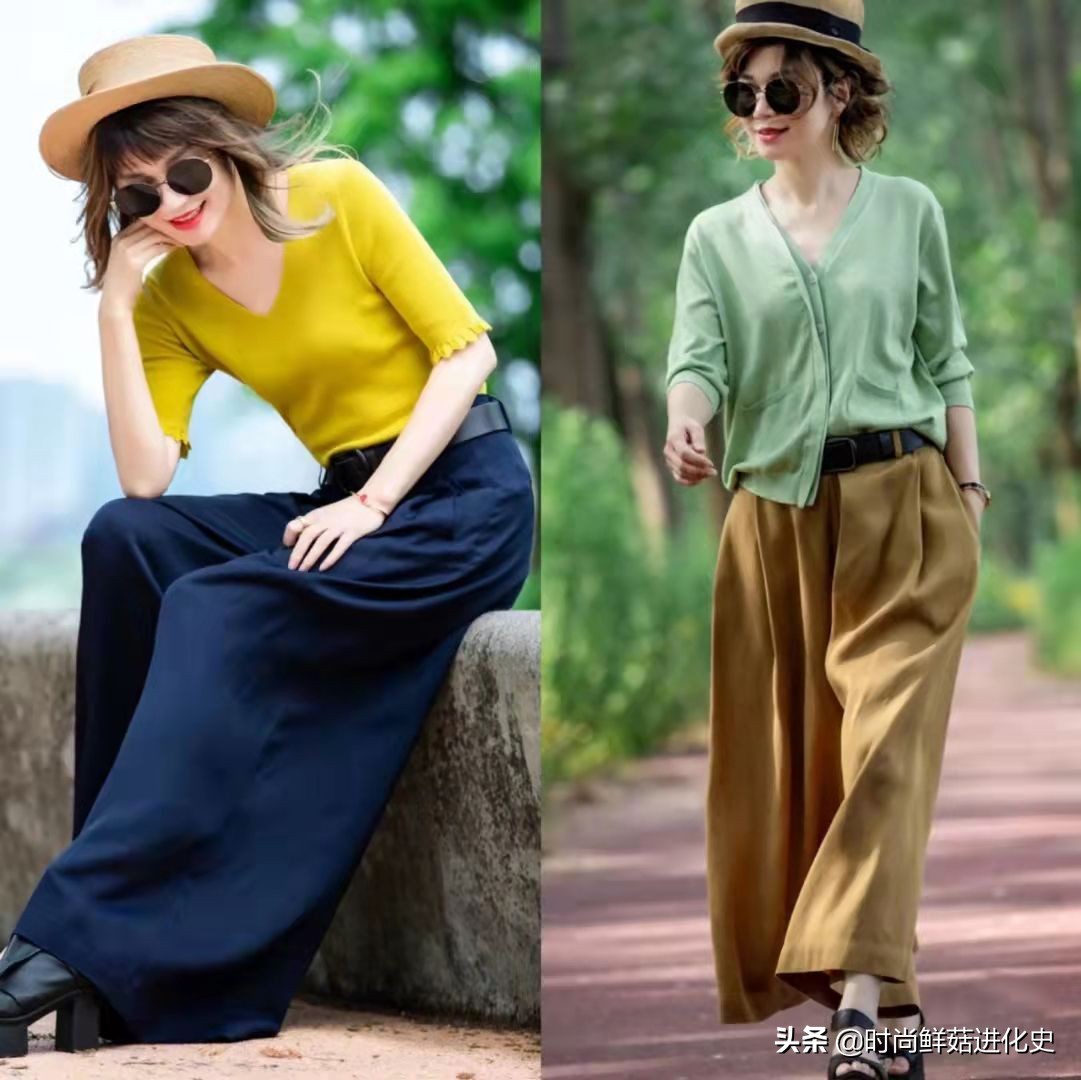 扔掉你的阔腿裤,今年最火阔腿裤气质高腰裤