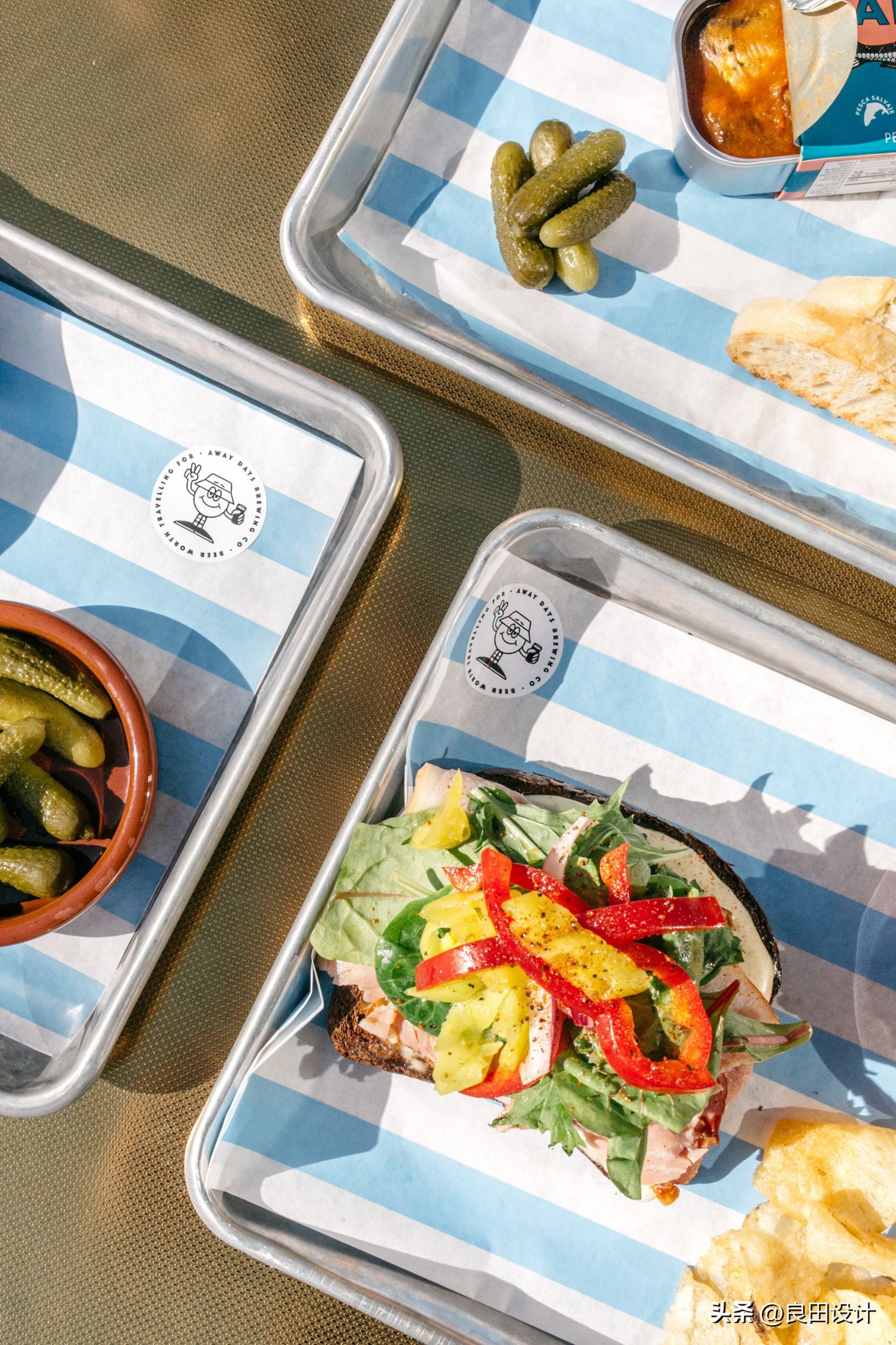 以足球为主题的AwayDays啤酒包装设计