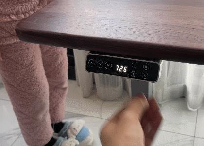 乐歌升降桌灰胡桃木,乐歌e5-n黑胡桃木色电动升降桌