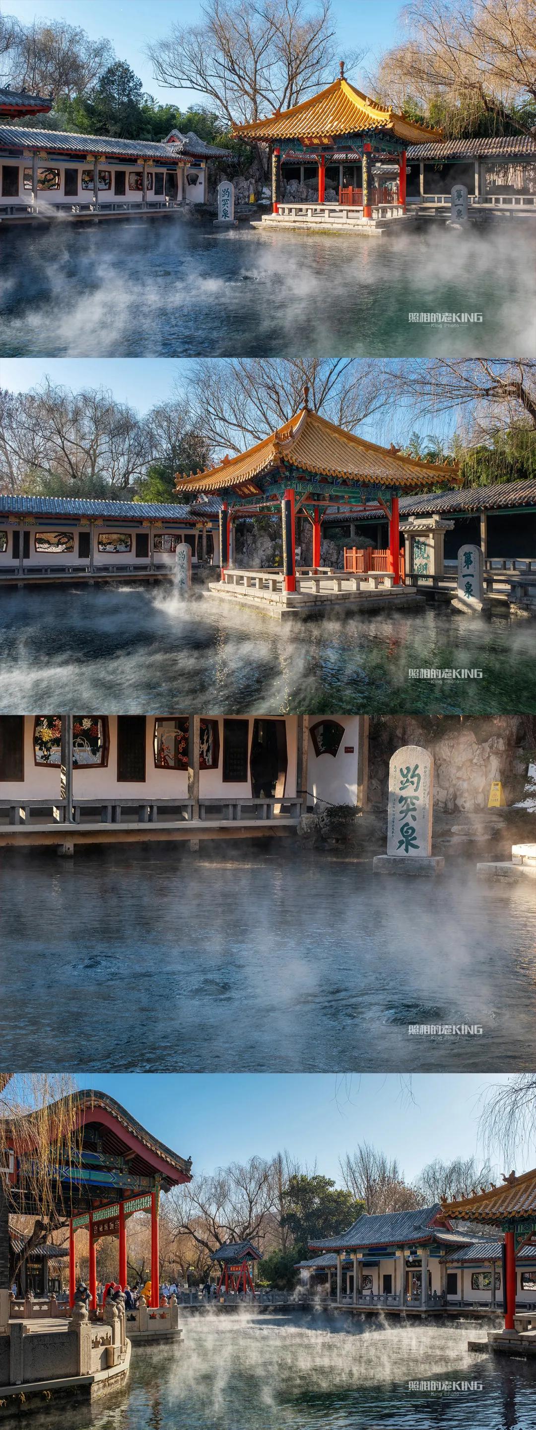 冬日的趵突泉温婉如初,冬日趵突泉