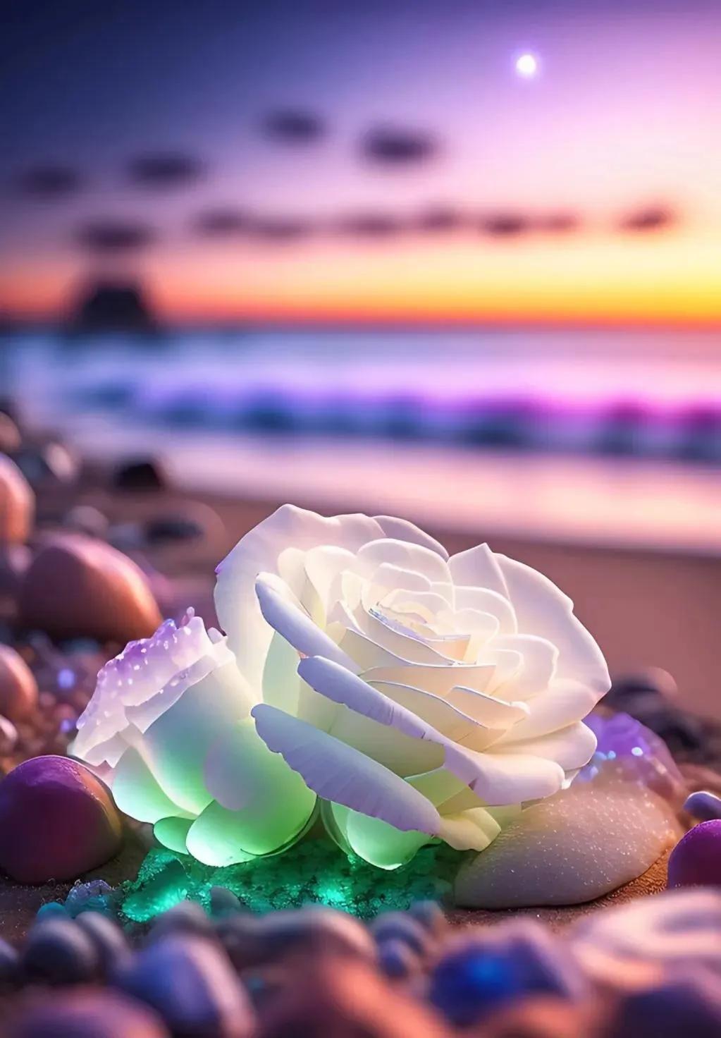 水晶玫瑰花之恋,水晶之恋花朵