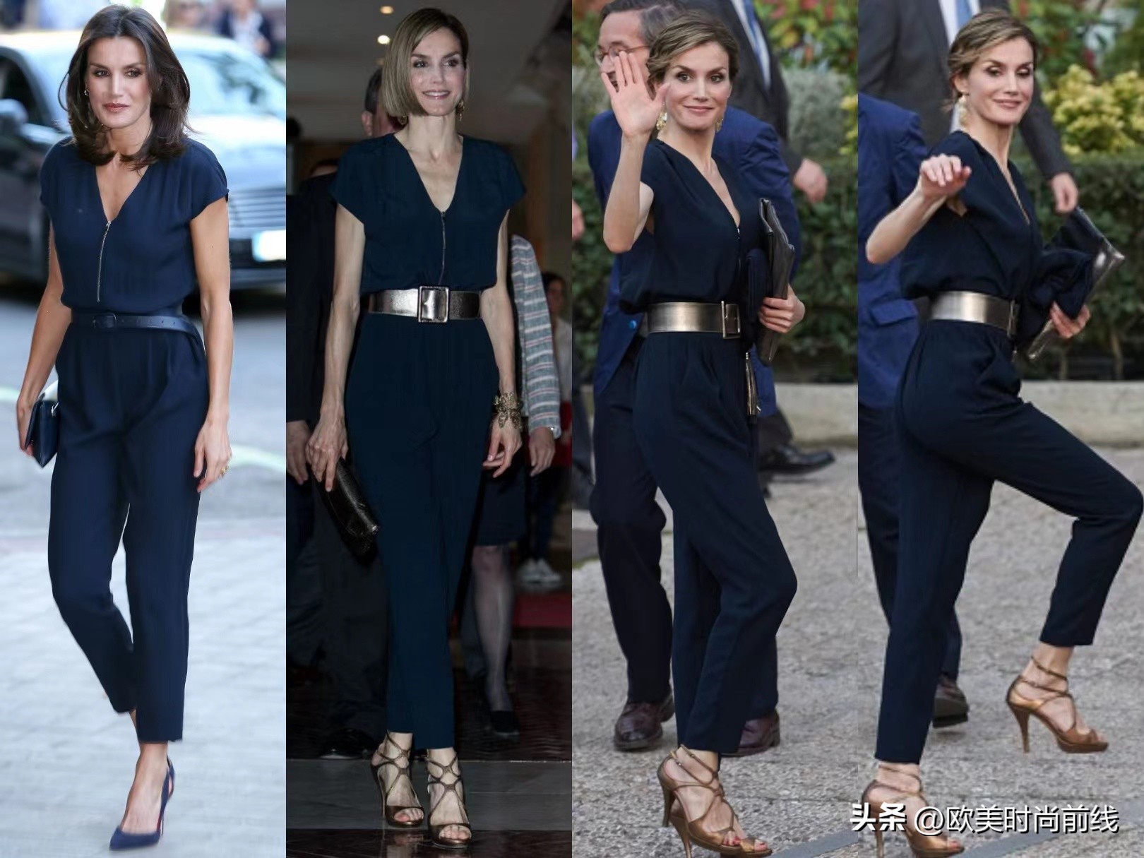 西班牙王后穿什么裤子好看,西班牙王后穿阔腿裤