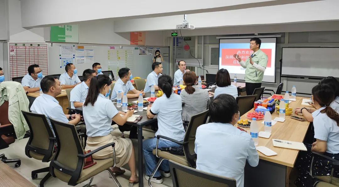 “名企学习”系列丨深圳作为科技赴东莞伟来精密参观交流