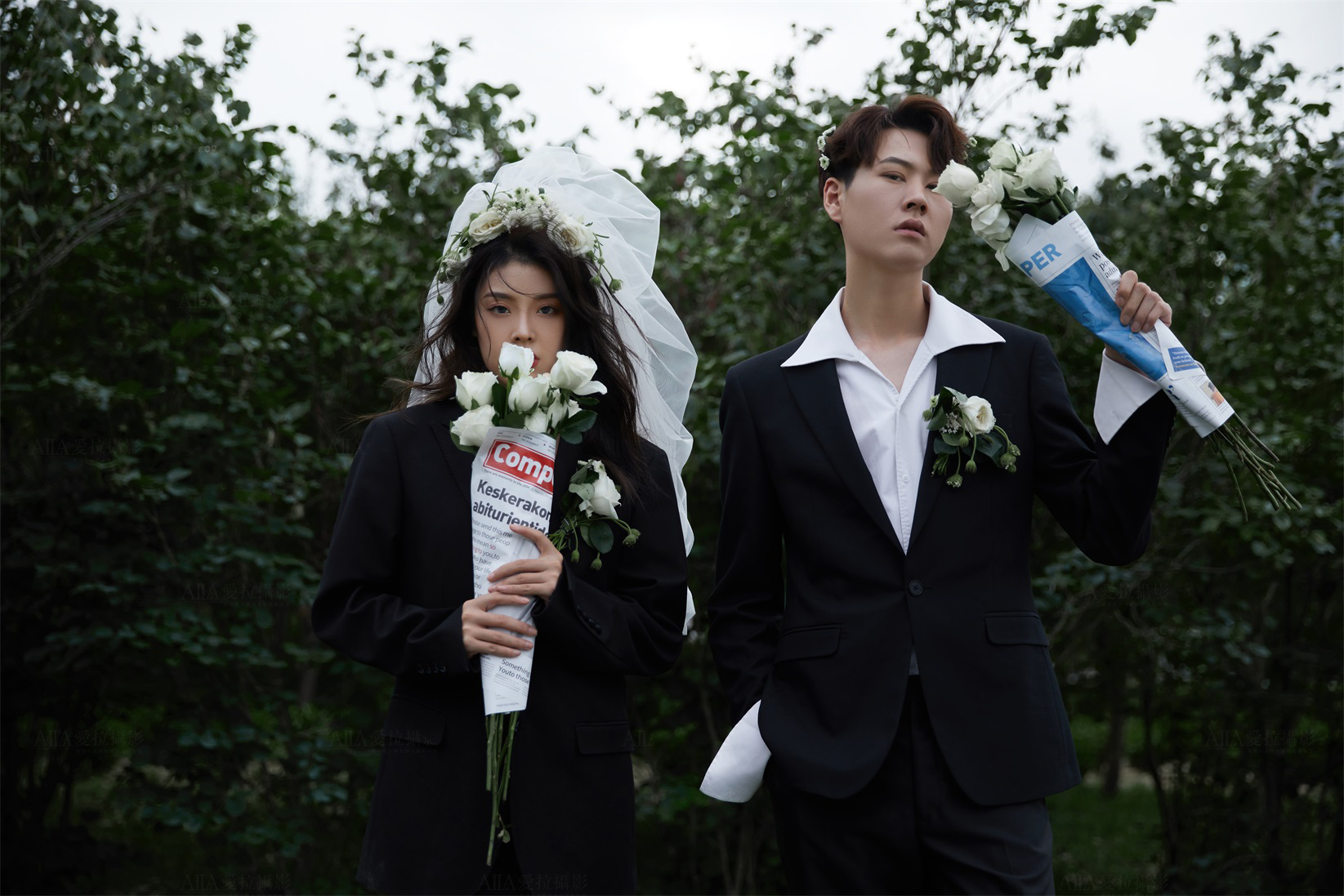 太美惹！分享我的森系婚纱照，简单太爱你