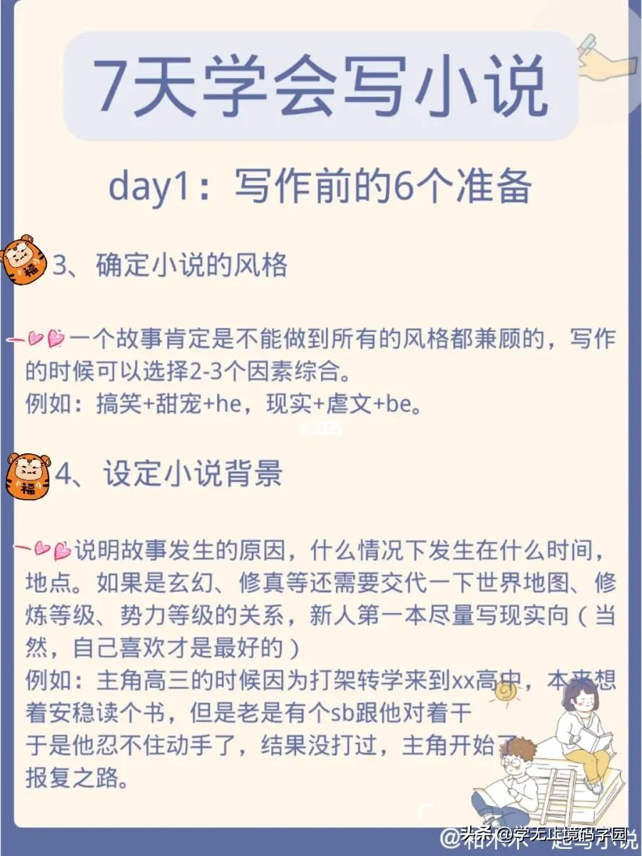 21天学写小说,如何学写小说