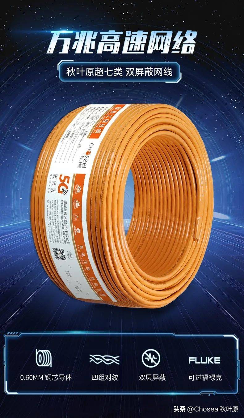 网线外面包了很多铜丝是什么,网线外被颜色不同有什么区别