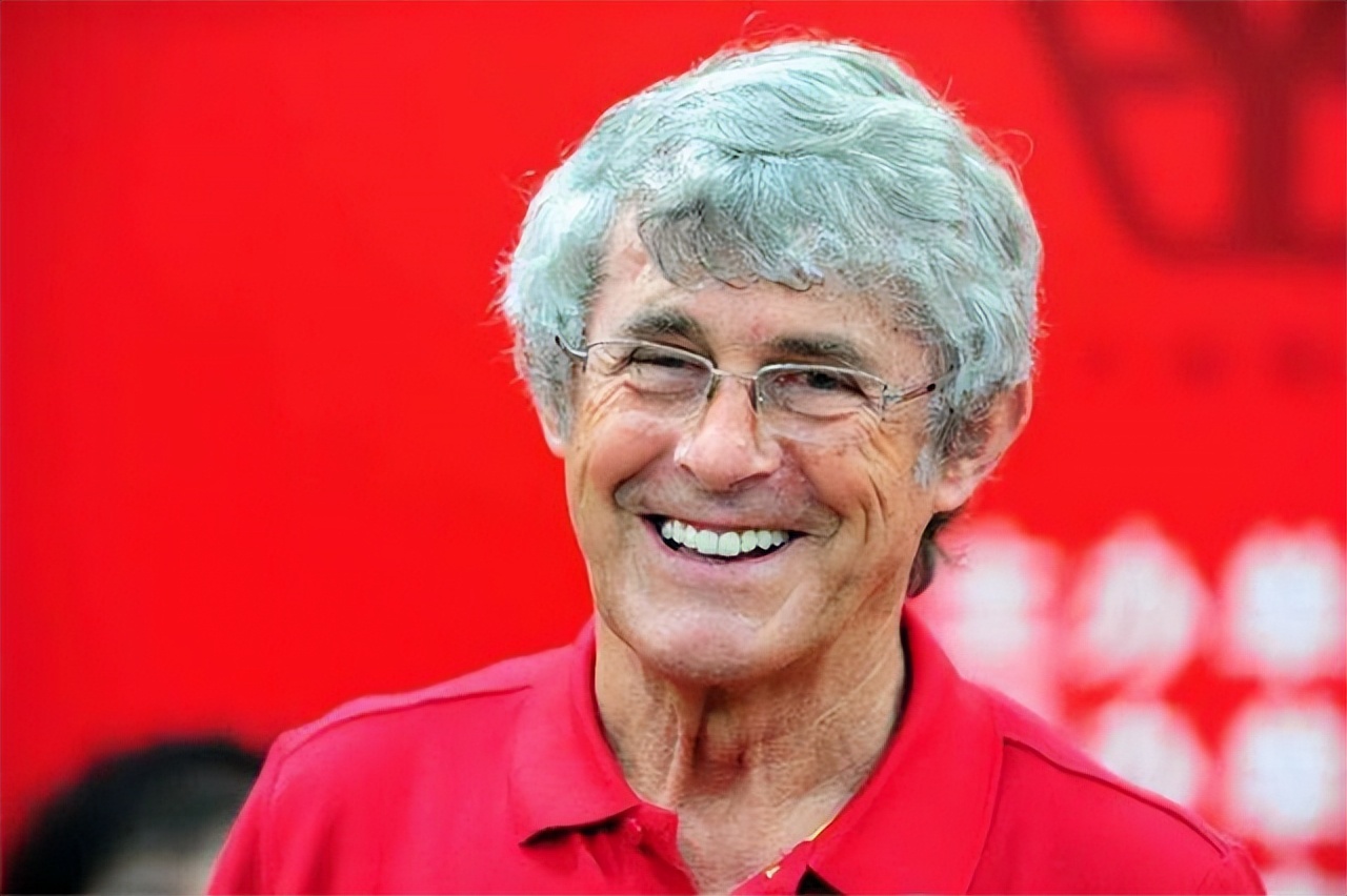 足球女记者李响与米卢,中国采访米卢的女记者