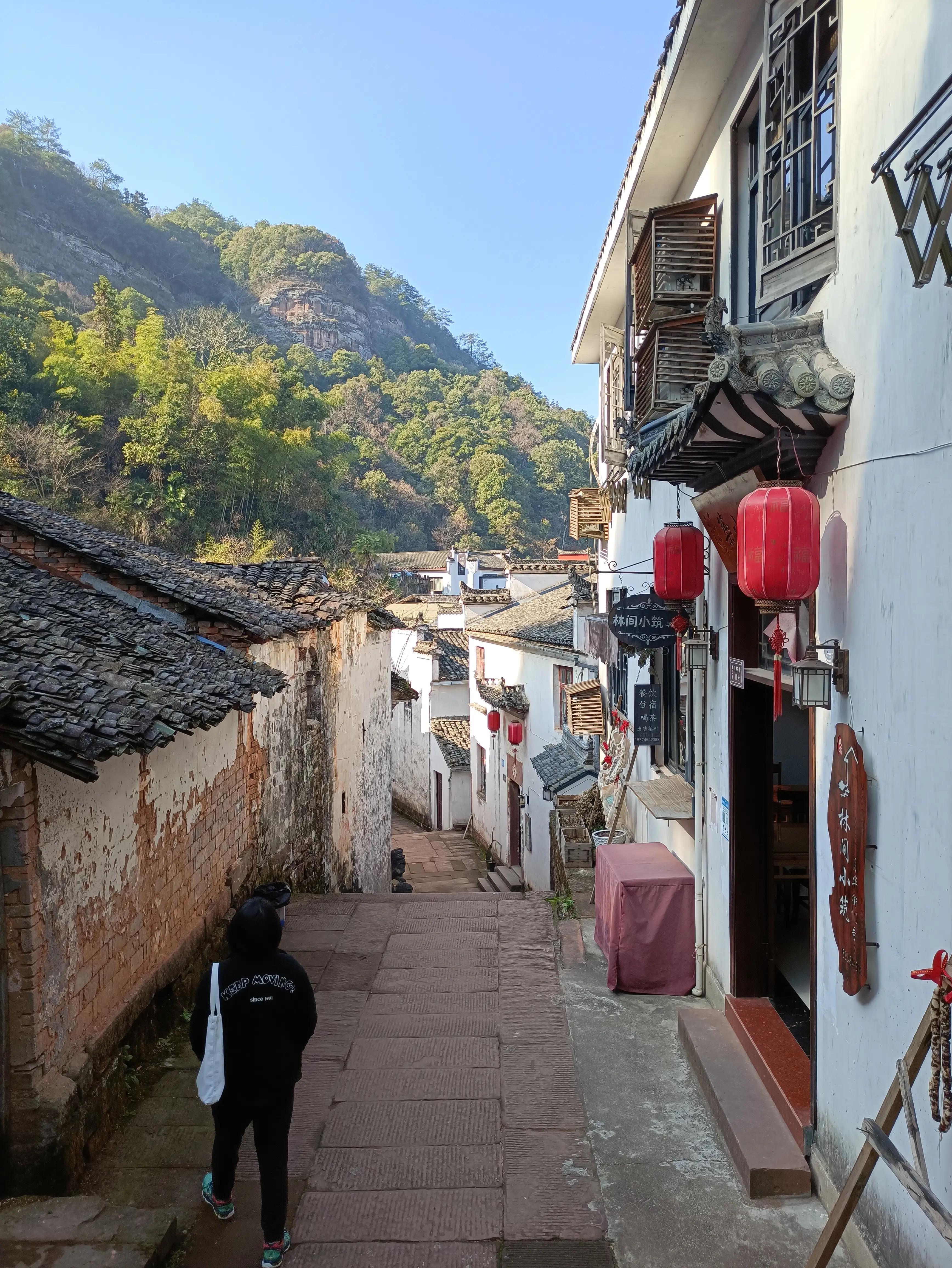 齐云山步行上山路线,齐云山徒步最佳路线图要门票