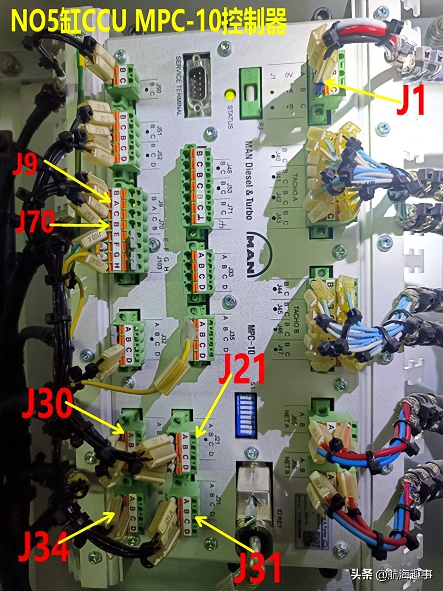 黄老轨分享，查找曼恩电喷主机ECS低绝缘故障，确实要点耐心