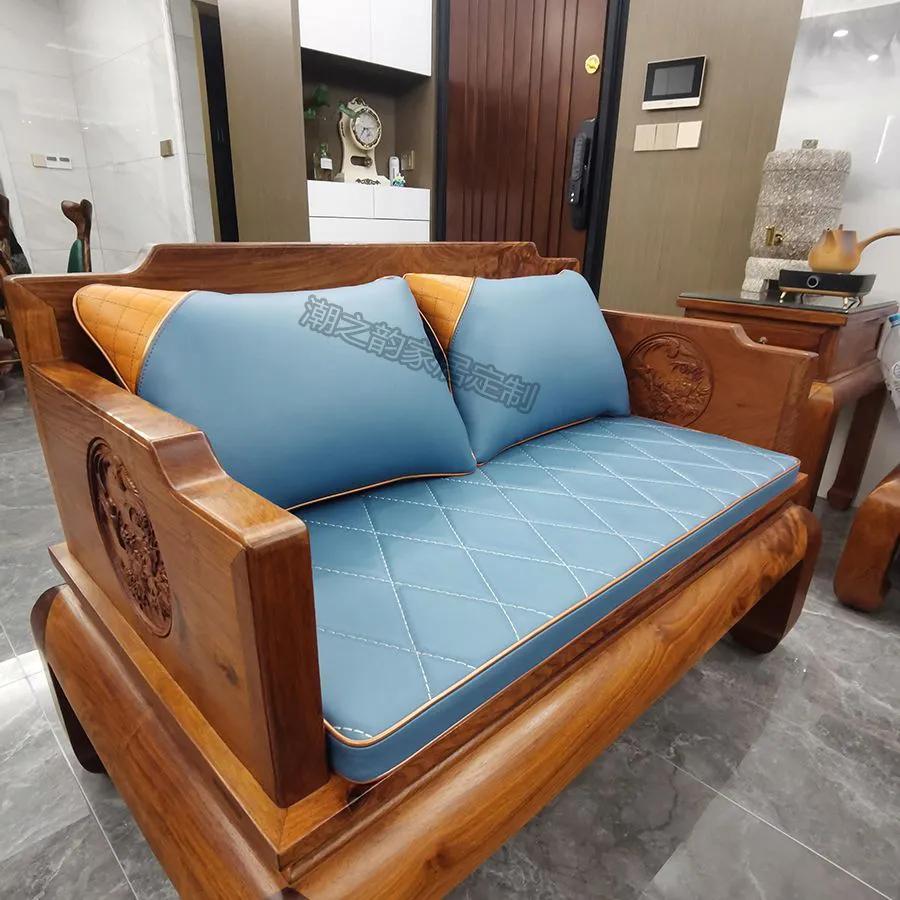 红木家具沙发垫坐垫套,红木沙发坐垫选哪种比较好