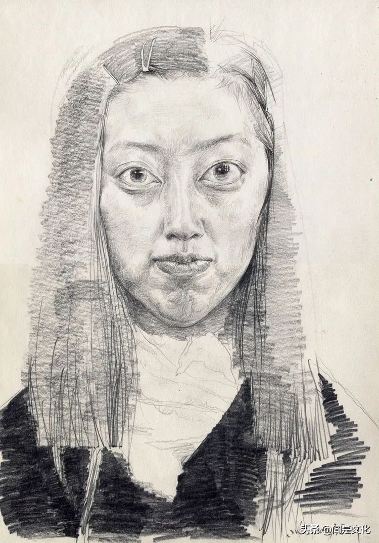 天津美院教授于小冬速写,于小冬美院速写图文