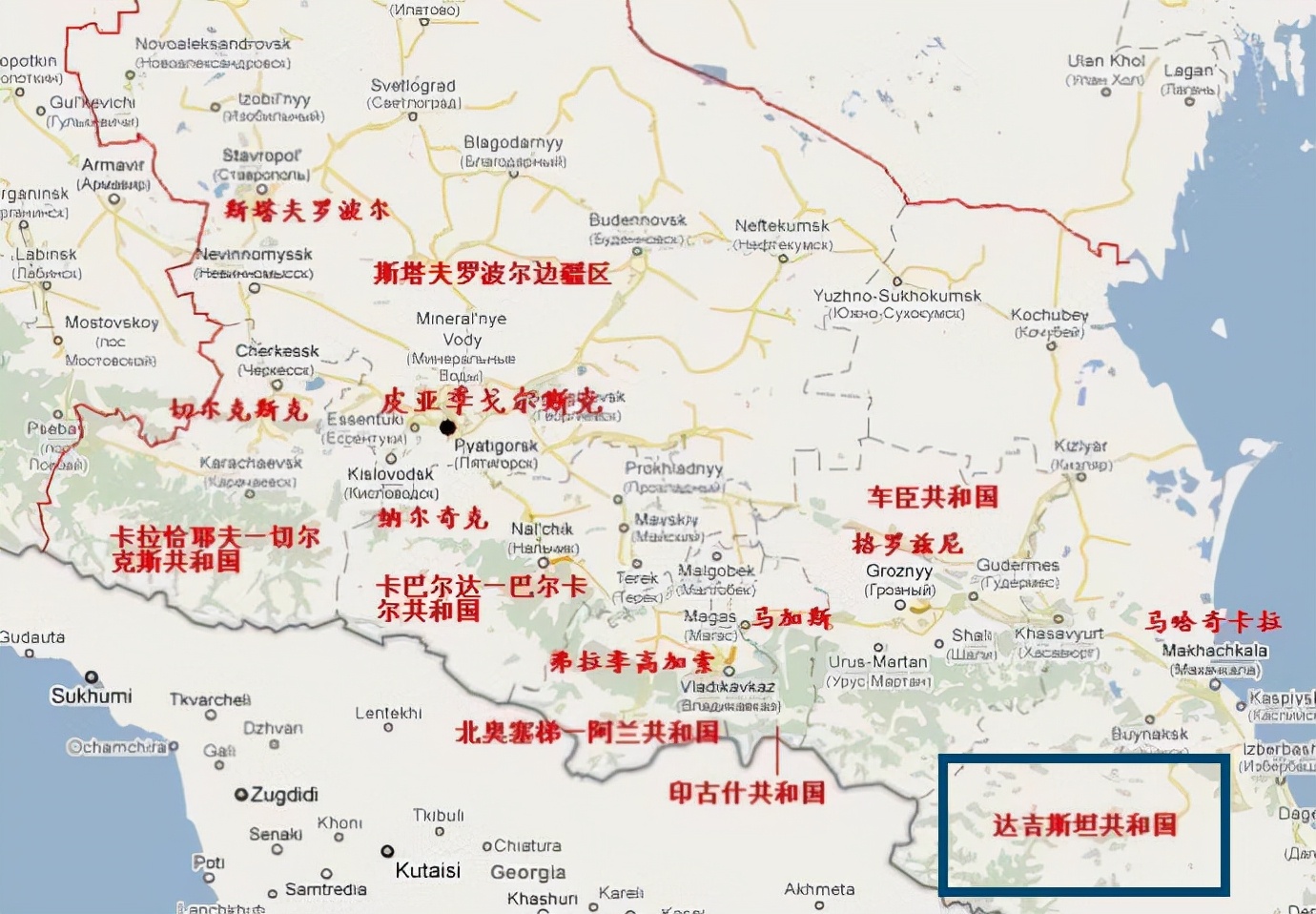 俄罗斯与达吉斯坦共和国,俄罗斯为什么叫达吉斯坦共和国