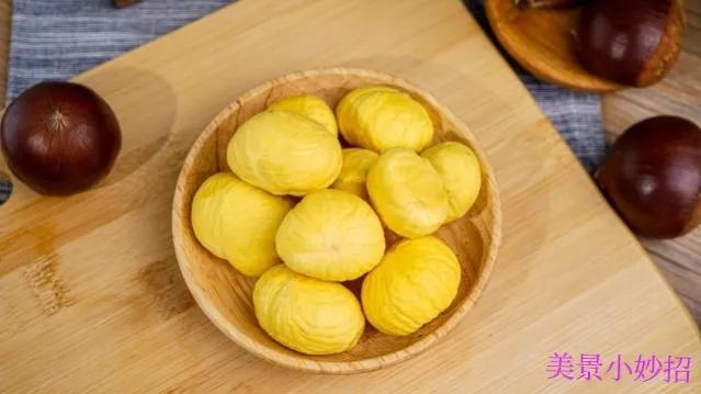 板栗剥了壳怎么才好吃,板栗太硬怎么切一个开口