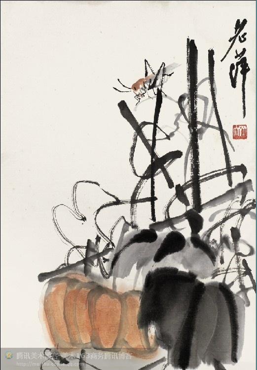 齐白石中国画艺术鉴赏,中国画齐白石作品