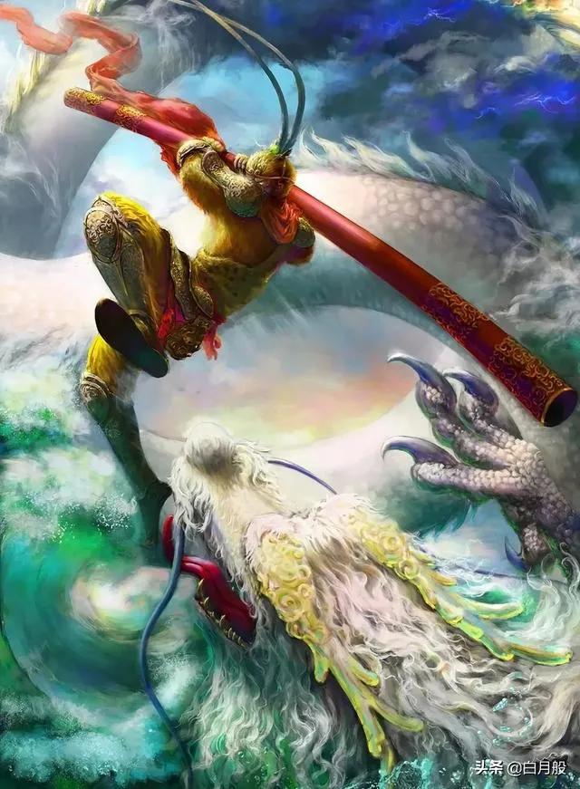 孙悟空经典插画,孙悟空的插画简单的