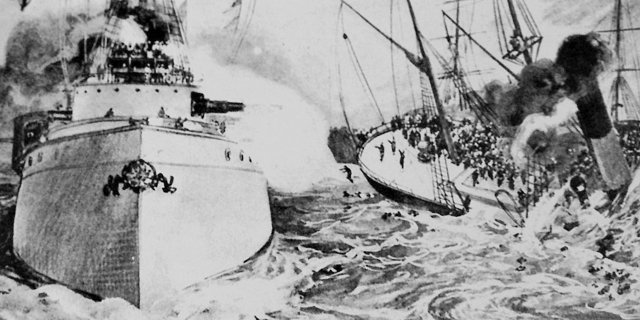 黄海海战北洋水师失利的原因,黄海海战邓士昌壮烈牺牲视频