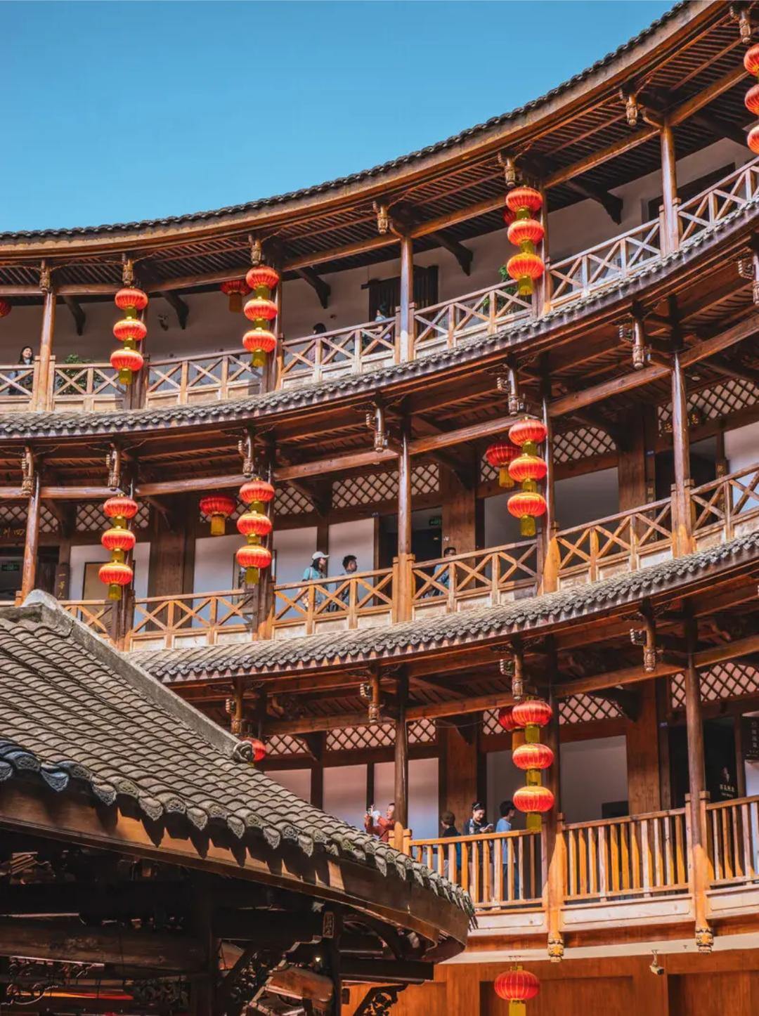 土楼大鱼海棠拍照地,成都周边大鱼海棠同款土楼