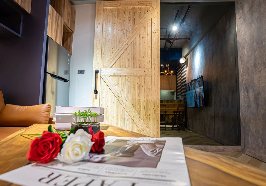 艺术家的公寓效果图,40平loft艺术家公寓