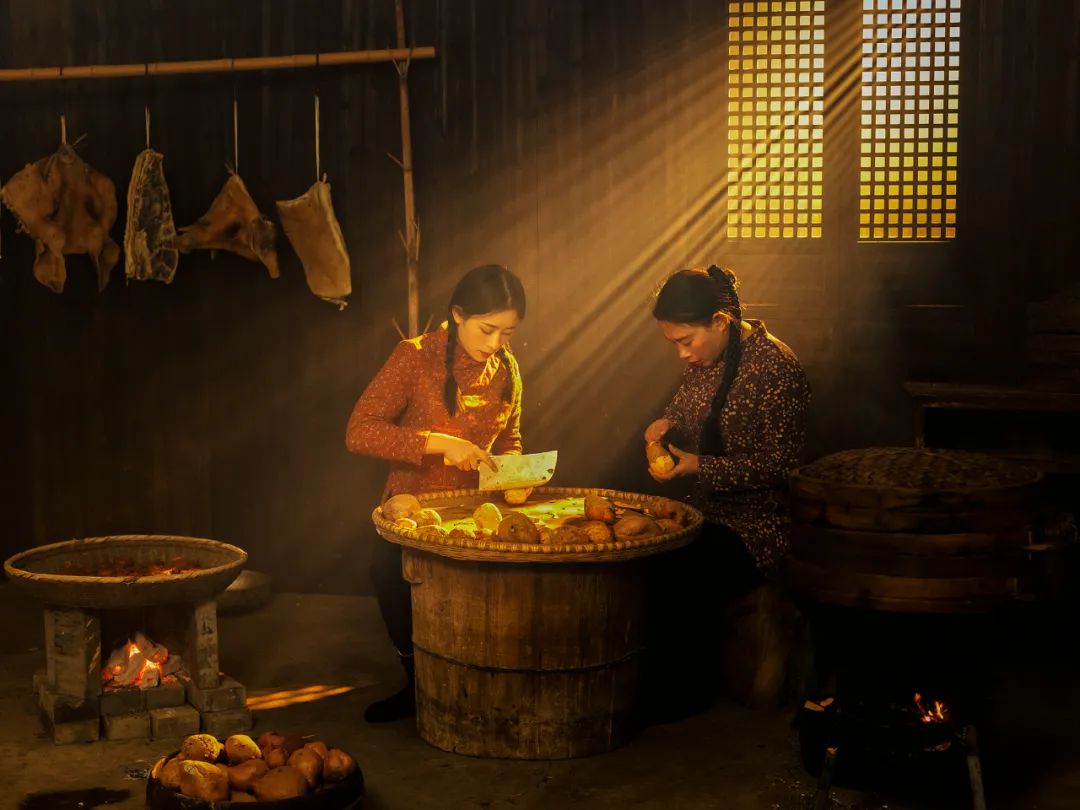 黄山落日摄影最佳地点,冬季黄山日出风景美图