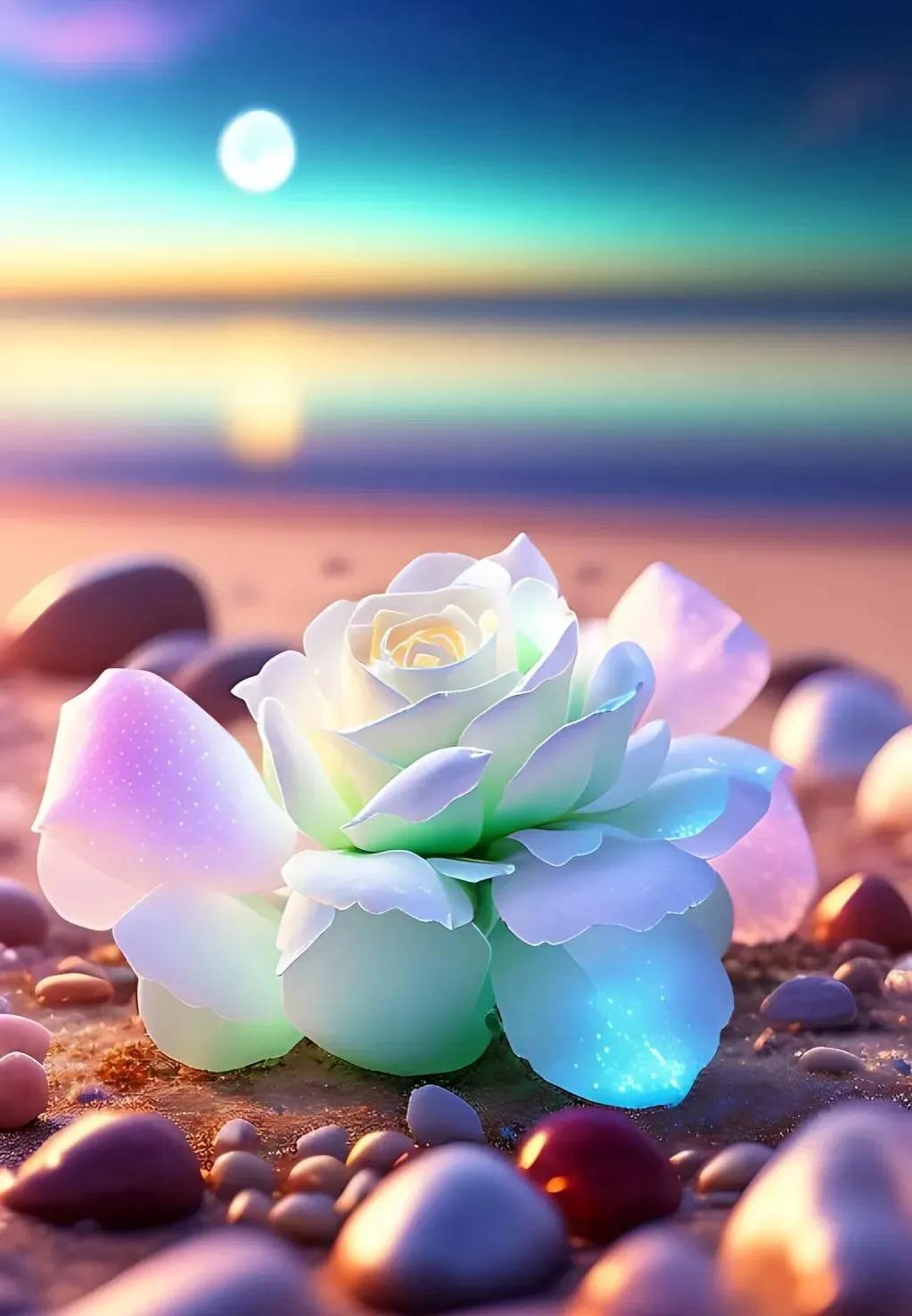 水晶玫瑰花之恋,水晶之恋花朵