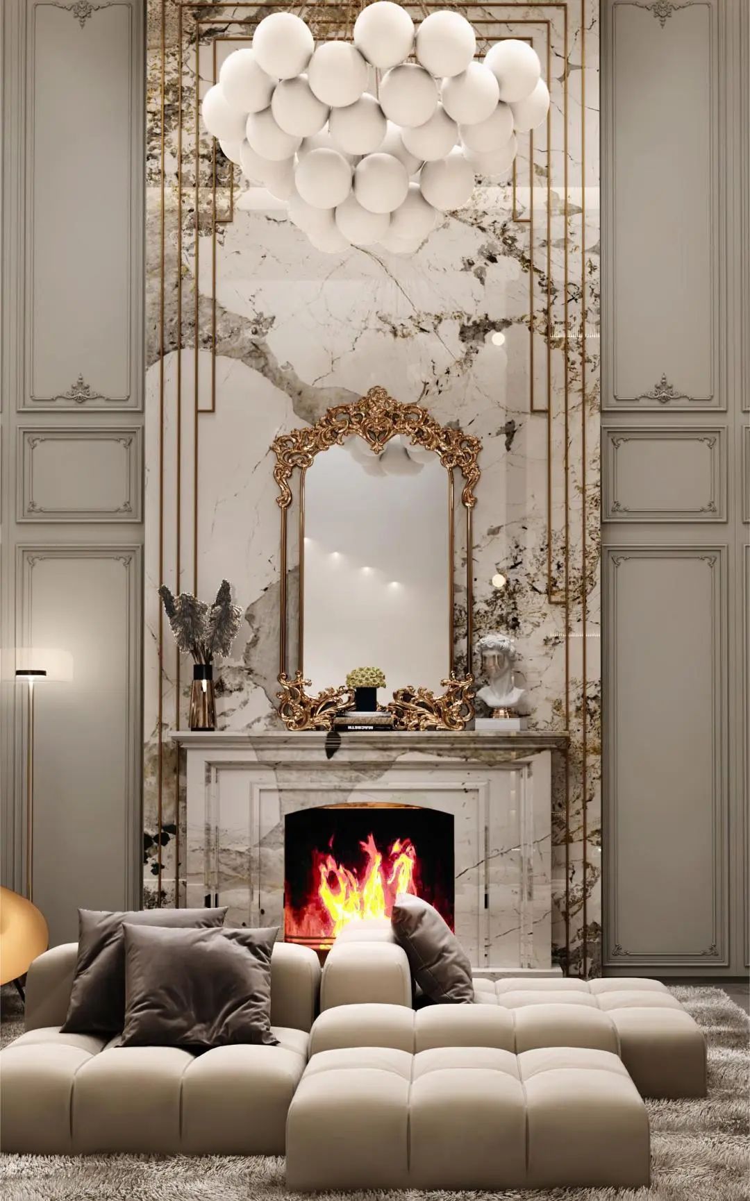 别墅挑空客厅怎么介绍,挑空客厅豪宅